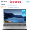 Workstation Laptop notebook Windows 11 Intel N95 15.6 inches gaming laptops 7500mAh ultra long standby Office 16GB RAM 2TB SSD