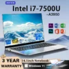 Intel Core i7 7500U Windows 11 Laptop Gamer SSD 1/2TB DDR4 12GB Portable Laptops Computer Gaming HD 14.1inch Office Notebook PC