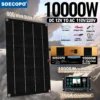 10000W Solar System Complete Kit Dual12V/24V To 110V/220V100A Controller 800W Panel Off-Grid Inverter for Home/Camping Backup