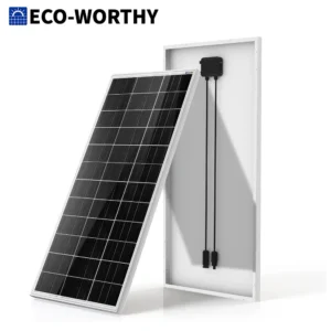 ECO-WORTHY 195 Watt Solar Panel 12 Volt Monocrystalline Solar Panel High Efficiency PV Module Power Charger for Sunsheds,RVs