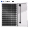 ECO-WORTHY 100 Watt Solar Panel 18 Volt Monocrystalline Solar Panel High Efficiency Module RV Marine Boat Caravan Off Grid