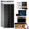 ECO-WORTHY 800W 12V 3.5KWH Off Grid Solar System with Power Monitoring Hub 4*195W Solar Panel+12.8V 280Ah Battery+60A MPPT